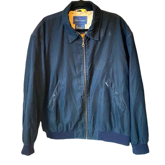 Faconnable Full Zip Nylon Blend Black Jacket Windbreaker Men’s Size L Pocket - Picture 1 of 10